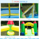 Nylon Inflatable Bouncy Castle Multi-Colour