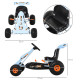 Kids Children Pedal Go Kart Manual Ride On Car w/ Brake Gears Steering Wheel Adjustable Seat Outdoor Fun Vehicle 97 x 66 x 59 cm