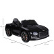 Bentley GT Licensed 12V Kids Electric Ride On Car with Remote Control Two Motors LED Light Music for 3-5 Years Black