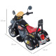 Kids Ride On Toy Car Motorbike Electric Scooter 6V Battery Operated Toy Trike-Black