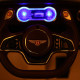 Bentley Kiddie Cruiser: 12V Ride-On with LED Illumination, MP3 Player, Youthful Thrill on Wheels, White | Aosom UK