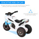 Kids Ride-On Police Bike 3-Wheel Vehicle w/ Music Lights Safe Seat Handlebars Toddler NO POWER Child Learning Fun Development 18