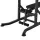 Pull Up Station with Adjustable Weight Bench, Dip Station and Barbell Rack, Multi-Function Power Tower Free Standing Pull Up Bar