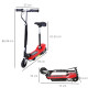 Outdoor Ride On Powered Scooter Sporting Toy 120W Motor Bike 2 x 12V Battery - Red