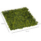 Outsunny 12PCS Artificial Boxwood Wall Panels 50cm x 50cm Grass Privacy Fence Screen Faux Hedge Greenery Backdrop Encrypted Mila