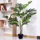 Outsunny Artificial Tree, 150cm Tropical Palm Tree, Fake Plants in Pots, Faux Green Plant for Indoor Outdoor Home Office Living 