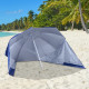 Outsunny 2m UV Protection Fishing Beach Umbrella Brolly Shelter w/ Side Panel Tent Blue