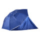 Outsunny 2m UV Protection Fishing Beach Umbrella Brolly Shelter w/ Side Panel Tent Blue