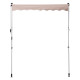 Outsunny 2x1.5m  Adjustable Outdoor Aluminium Frame Awning Beige