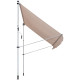 Outsunny 2x1.5m  Adjustable Outdoor Aluminium Frame Awning Beige