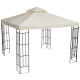 Outsunny Gazebo Replacement Canopy 3x3 m-Cream White