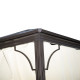 Outsunny 3x3 m Gazebo W/Mosquito Net-Brown/Black/Beige