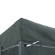 Outsunny 3x4m Gazebo Canopy Replacement Cover, 2 Tier Top Roof UV Cover Garden Patio Outdoor Sun Awning Shelters, Charcoal Grey 