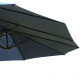 Outsunny Double-side Umbrella Parasol, Φ2.7x4.6Wx2.4H m-Blue