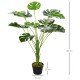 Decorative Artificial Monstera Plants in Pot Fake Plants for Home Indoor Outdoor Decor, 85cm