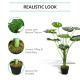 Decorative Artificial Monstera Plants in Pot Fake Plants for Home Indoor Outdoor Decor, 85cm