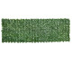 Outsunny 1-Piece Artificial Leaf Hedge Screen Privacy Fence Panel for Garden Outdoor Indoor Decor, Dark Green, 3M x 1M