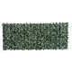 Outsunny 1-Piece Artificial Leaf Hedge Screen Privacy Fence Panel for Garden Outdoor Indoor Decor, Dark Green, 2.4M x 1M