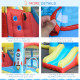 Outsunny Bounce Castle Inflatable Trampoline Slide Pool Rocket Design 3.4 x 2.8 x 1.85m