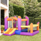 Outsunny Kids Bouncy Castle House Inflatable Trampoline Slide Water Pool 3 in 1 with Blower for Kids Age 3-8 Multi-color 2.8 x 2