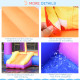 Outsunny Kids Bouncy Castle House Inflatable Trampoline Slide Water Pool 3 in 1 with Blower for Kids Age 3-8 Multi-color 2.8 x 2