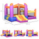 Outsunny Kids Bouncy Castle House Inflatable Trampoline Slide Water Pool 3 in 1 with Blower for Kids Age 3-8 Multi-color 2.8 x 2