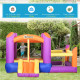 Outsunny Kids Bouncy Castle House Inflatable Trampoline Slide Water Pool 3 in 1 with Blower for Kids Age 3-8 Multi-color 2.8 x 2