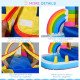 Outsunny Kids Bounce Castle Inflatable House with Trampoline Pool Climbing Wall with Inflator Carrybag, 2.8 x 1.7 x 1.55m