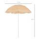 Outsunny 1.6m Patio Garden Hawaii Beach Sun Umbrella Sunshade Hawaiian Folding Tilting Crank Parasol (Wheat)