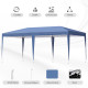 Outsunny Pop Up Gazebo, Double Roof Foldable Canopy Tent, Height Adjustable Wedding Awning Canopy w/ Carrying Bag, 6 m x 3 m x 2