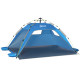 Outsunny Beach Tent for 1-2 Person Pop-up Design with 2 Mesh Windows &amp; 2 Doors Sky Blue