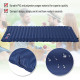 Outsunny 2 Person Camping Inflating Sleeping Mat Inflatable Mattress Ultralight Folding Bed Portable Air Bed for Outdoor Backpac