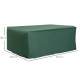 Outsunny 600D Oxford Patio Set Cover Outdoor Garden Rattan Furniture Protection Cover Protector Waterproof Anti-UV, Green, 210 x