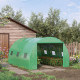 Outsunny Walk-in Polytunnel Greenhouse, Outdoor Garden Tunnel Greenhouse Tent with Zipped Roll-Up Door and 6 Mesh Windows, 4 x 3