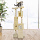 PawHut Cat Tree for Indoor Cats Play Tower Activity Center Kitten Scratch Post Climbing Tower 181 cm