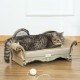 PawHut Cat Furniture, with Scratching Pad &amp; Catnip - Brown