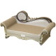 PawHut Cat Furniture, with Scratching Pad &amp; Catnip - Brown