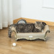 PawHut Cat Furniture, with Scratching Pad &amp; Catnip - Brown