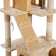 PawHut Cat Tree Scratching House, Activity Play Centre