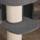 PawHut 96cm Cat Tree for Indoor Cats Kitten Tower Multi level Activity Center Pet Furniture with Sisal Scratching Post Condo Rem