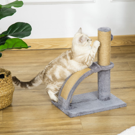 PawHut Cat Tree for Indoor Cats Climbing Activity Center Kitten Tower Furniture with Jute Post Scratching Massage Board Hanging 