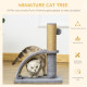 PawHut Cat Tree for Indoor Cats Climbing Activity Center Kitten Tower Furniture with Jute Post Scratching Massage Board Hanging 