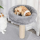 PawHut 96cm Cat Tree for Indoor Cats Condo Sisal Scratching Post Cat Tower Kitten Play House Dangling Ball Activity Center Furni