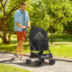 PawHut 3 In 1 Detachable Pet Stroller, for Extra Small and Small Dogs - Black