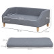 PawHut Dog Sofa, pet Bed, with Soft Cushion, Washable Cover, for Small, Medium &amp; Large Dogs - Grey