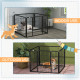 PawHut Heavy Duty Dog Playpen, 4 Panel Puppy Pen, Foldable Dog Kennel Both Indoor Outdoor Use Collapsible Design 82L x 82W x 60H