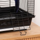 PawHut Metal Bird Cage for Finch, Canary w/ Food Containers, Swing Ring, Tray Handle, 39 x 33 x 47cm