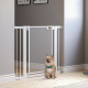 PawHut Pet Safety Gate, for Doorways, Staircases, Hallways, with Extensions Kit, 75-103cm - White