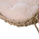 PawHut Wicker Cat Bed, Ball-Shaped Rattan Elevated Cat Basket with Three Tripod Legs, Cushion - Natural Wood Finish