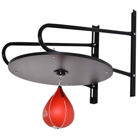 Wall-mounted Punching Ball Height Adjustable Hanging Speedball Platform Set Frame Stand Boxing Sports